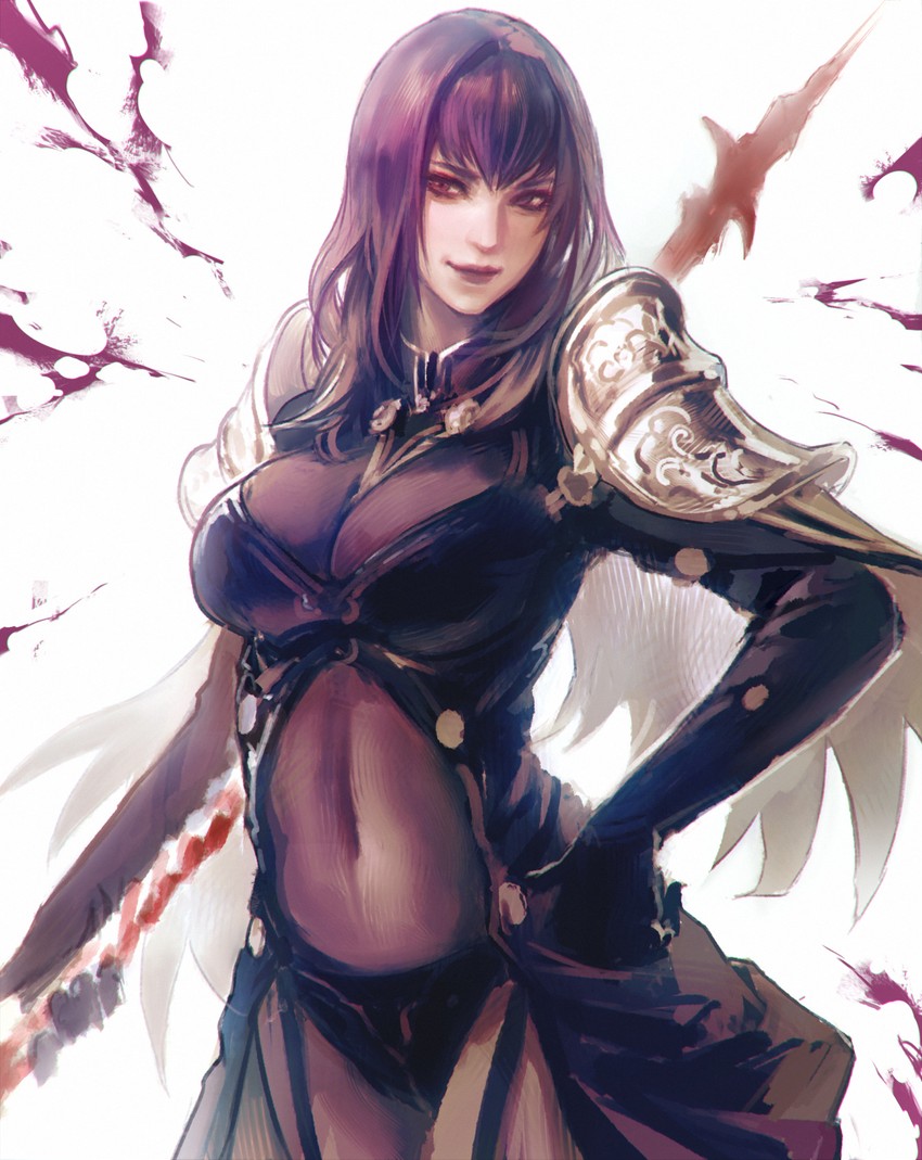 scathach (fate and 1 more) drawn by kaburagi_yasutaka
