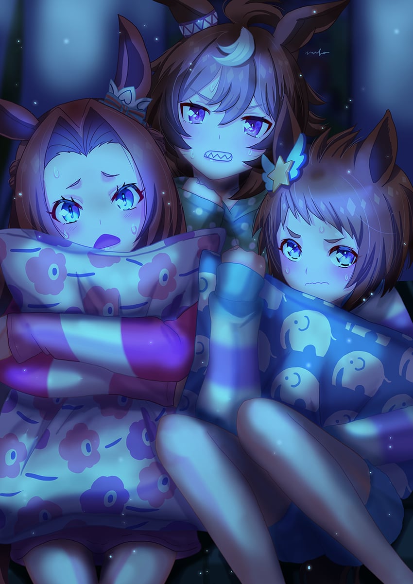 kawakami princess, shinko windy, and biko pegasus (umamusume) drawn by otono_(bkt4b)