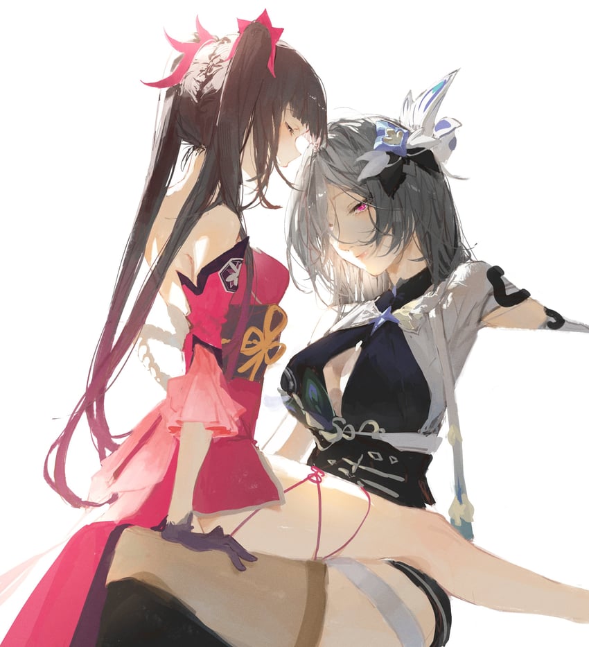 sparkle and vita (honkai and 2 more) drawn by htt_(user_phhn3327)