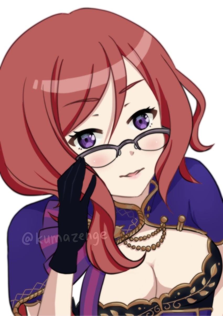 nishikino maki (love live! and 1 more) drawn by kumazenge