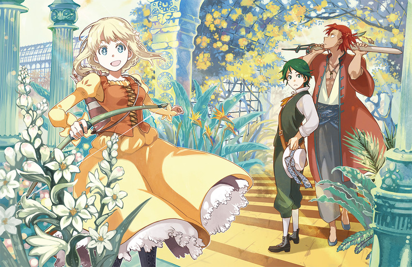 rudyard, noah lescott, and eve ettrick (arbos anima) drawn by torinikusoul