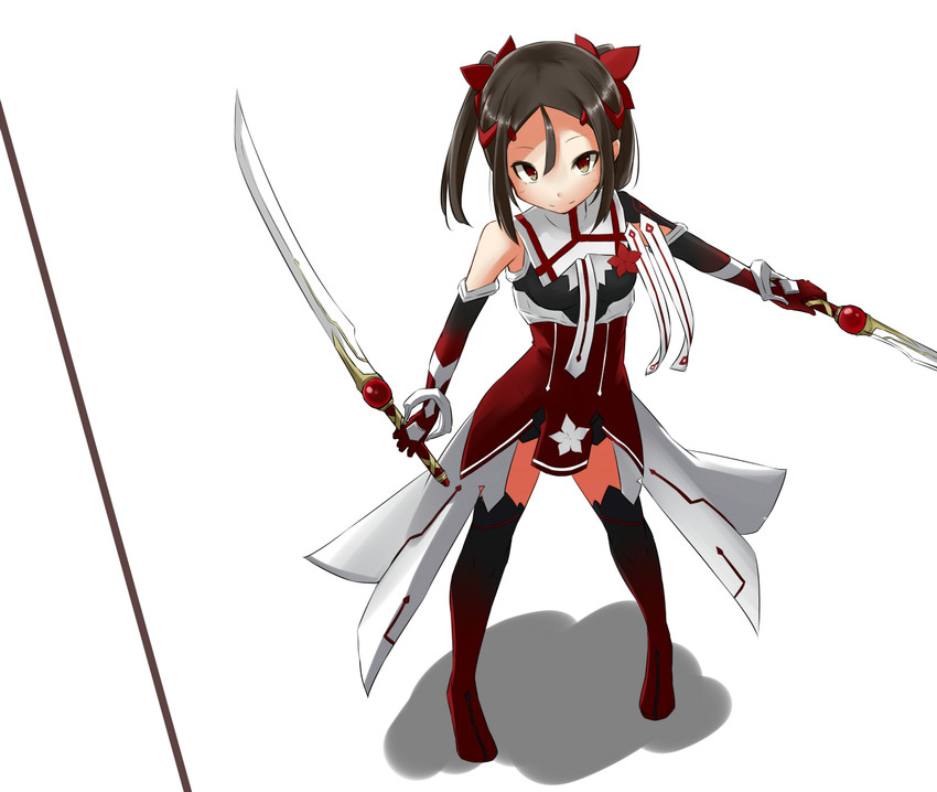 miyoshi karin (yuusha de aru and 1 more) drawn by ray622