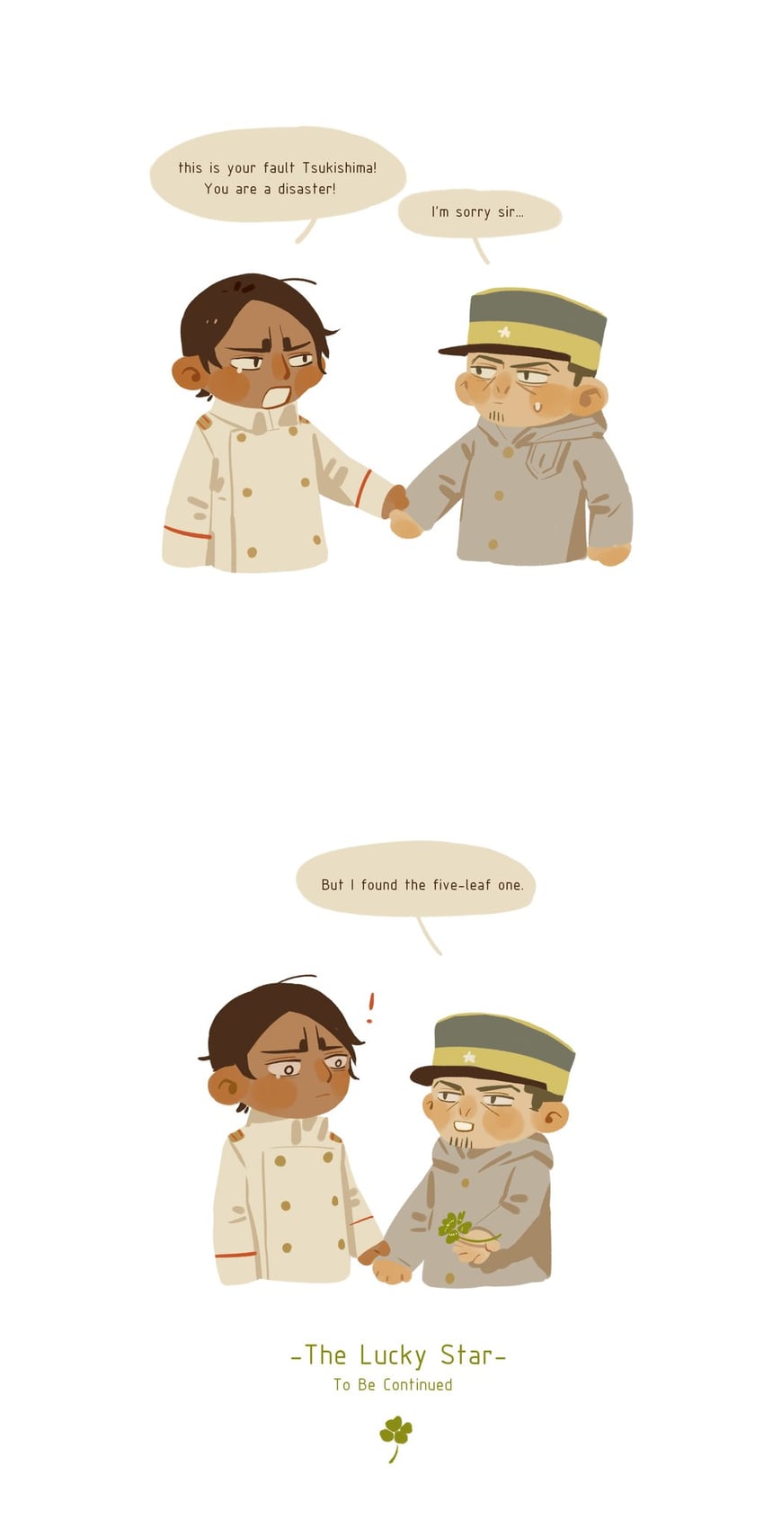 tsukishima hajime and koito otonoshin (golden kamuy) drawn by chengongzi123