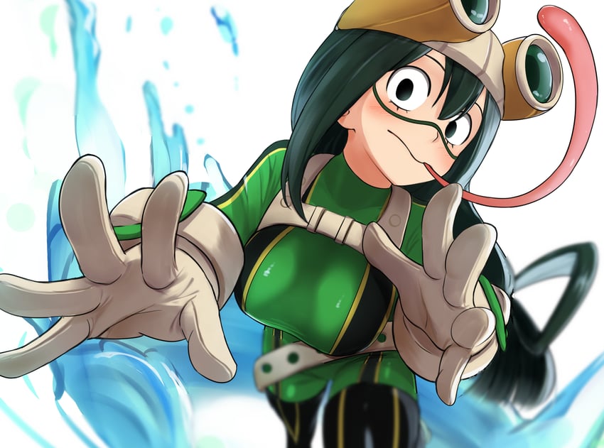 asui tsuyu (boku no hero academia) drawn by yoo_tenchi