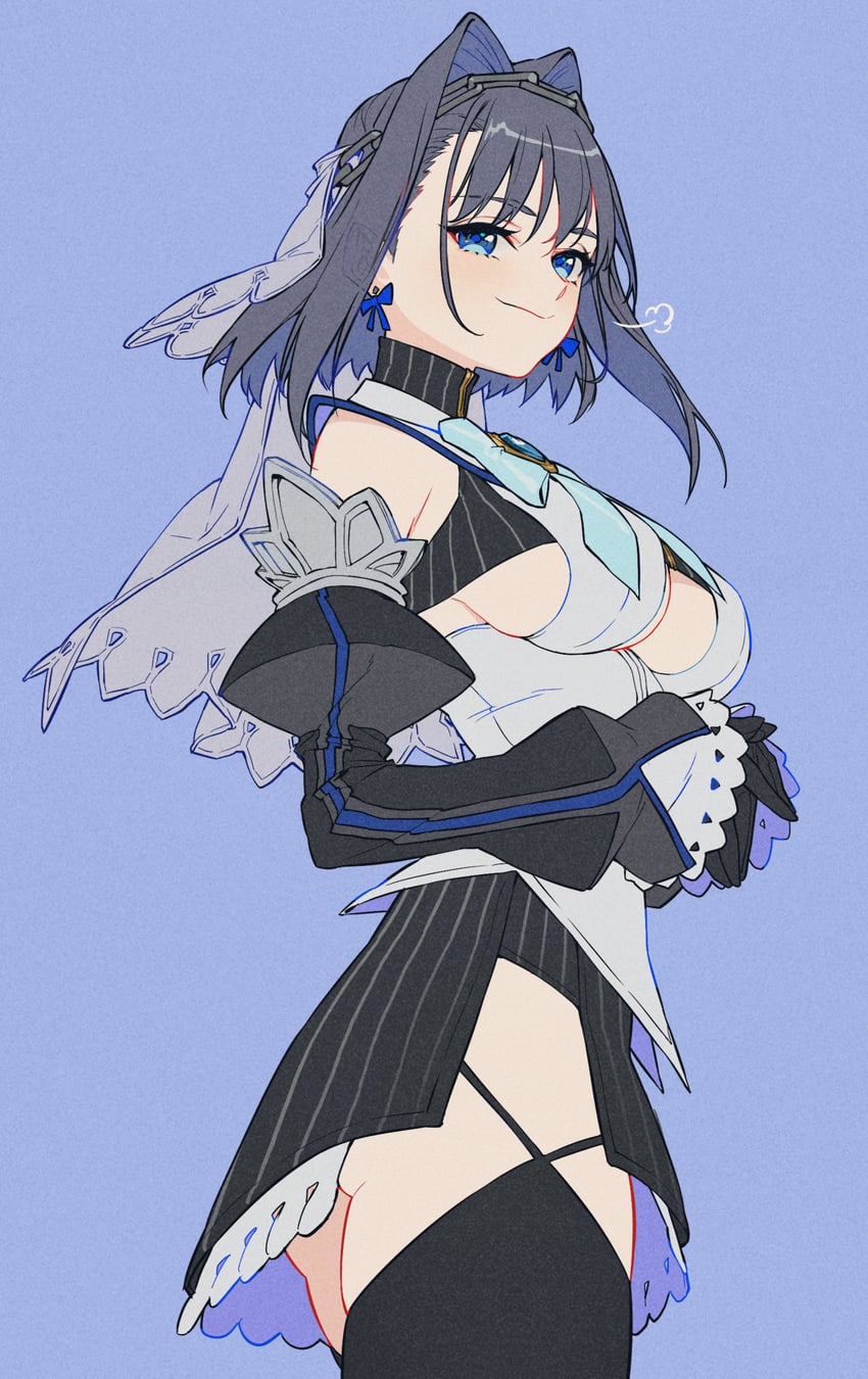ouro kronii (hololive and 1 more) drawn by haje