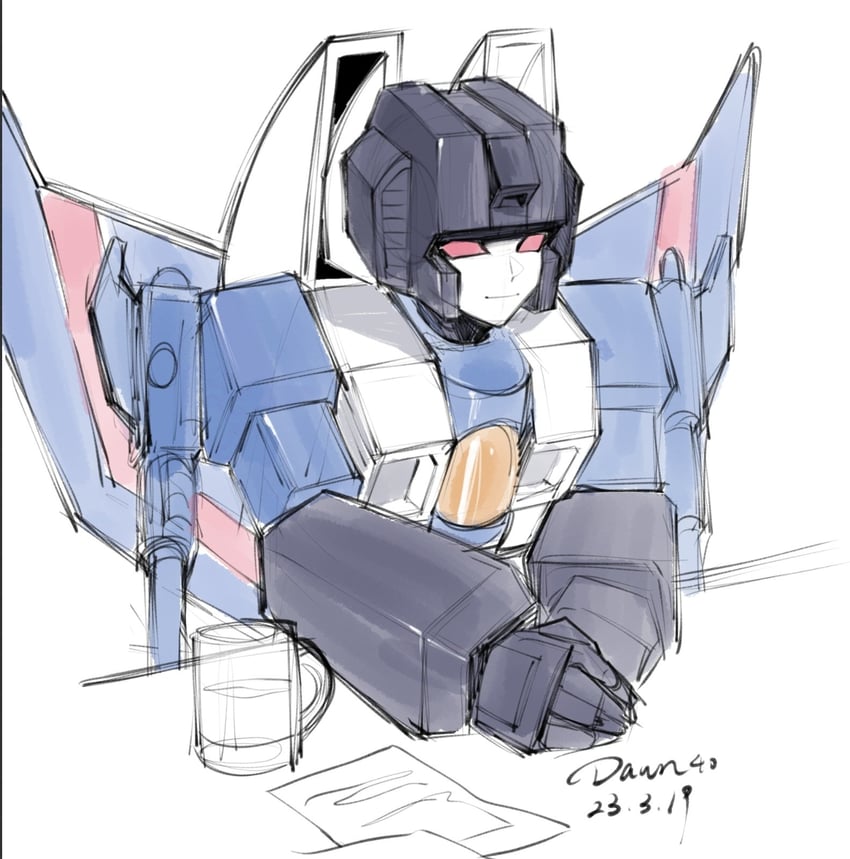 thundercracker (transformers and 1 more) drawn by azuredawn40