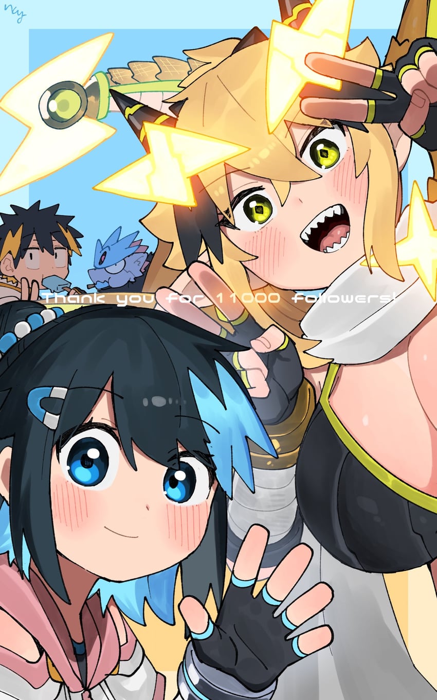 san-chan, nakamura yuto, and sorano minori (original and 1 more) drawn by itoriyo