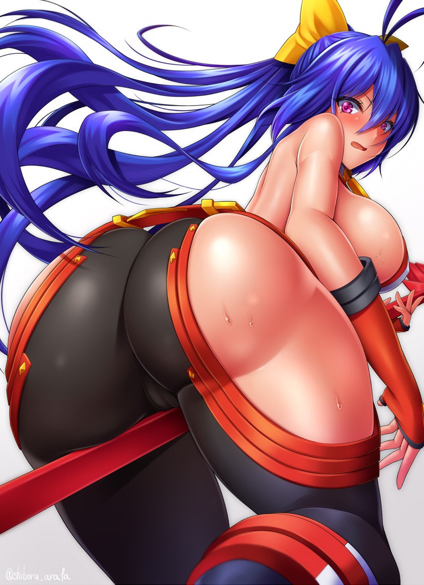 mai natsume (blazblue and 2 more) drawn by shiboru