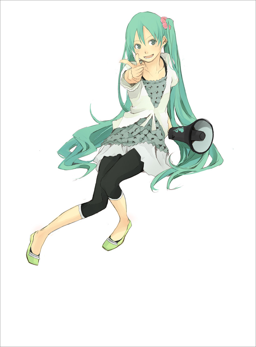 hatsune miku (vocaloid and 1 more) drawn by yoshito