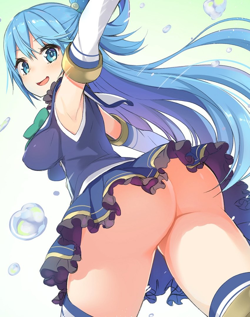 aqua (kono subarashii sekai ni shukufuku wo!) drawn by tam-u