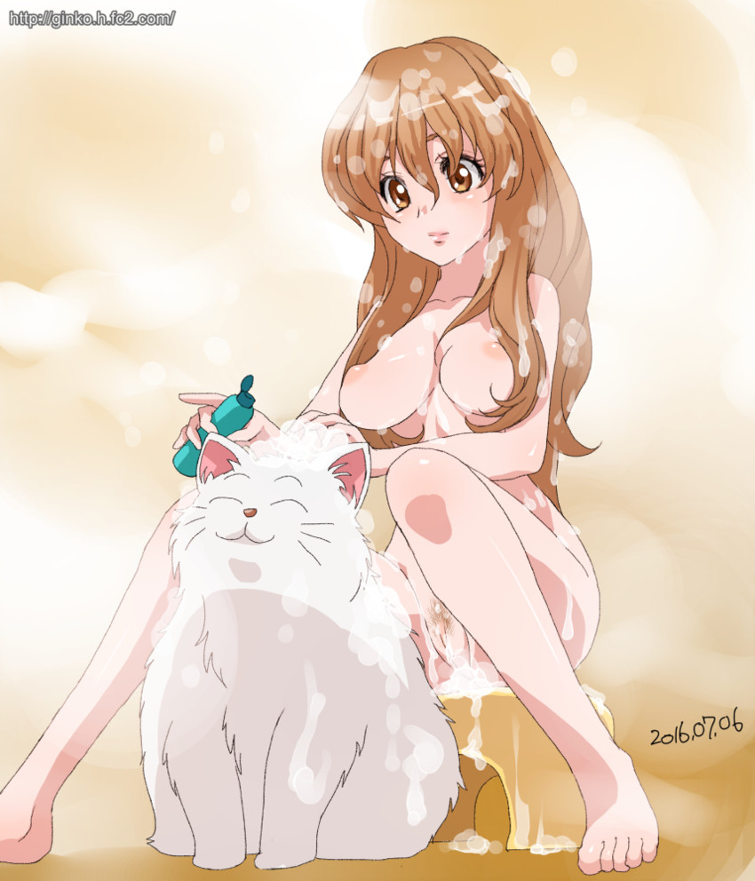 fujiwara yayoi and botan (mikan enikki) drawn by ginko_(silver_fox)