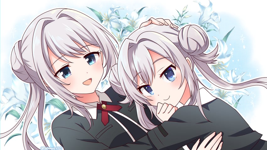 yakumo mitama and yakumo mikage (mahou shoujo madoka magica and 1 more) drawn by momo_tomato