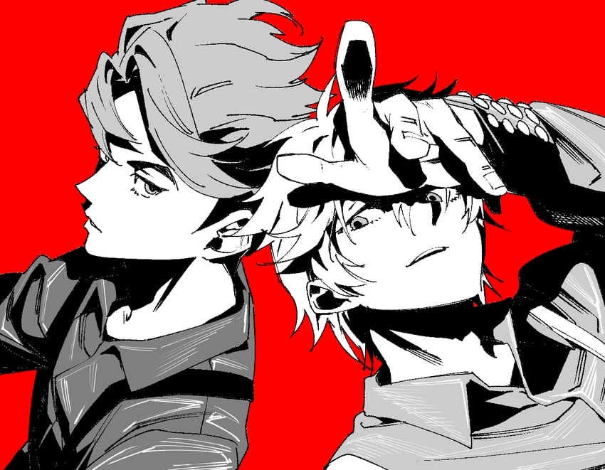 ibuki touma and hughie (pretty series and 1 more) drawn by zashima