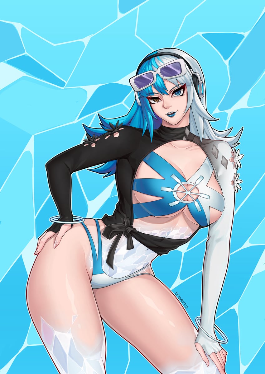 luna snow (marvel and 1 more) drawn by tre_artz