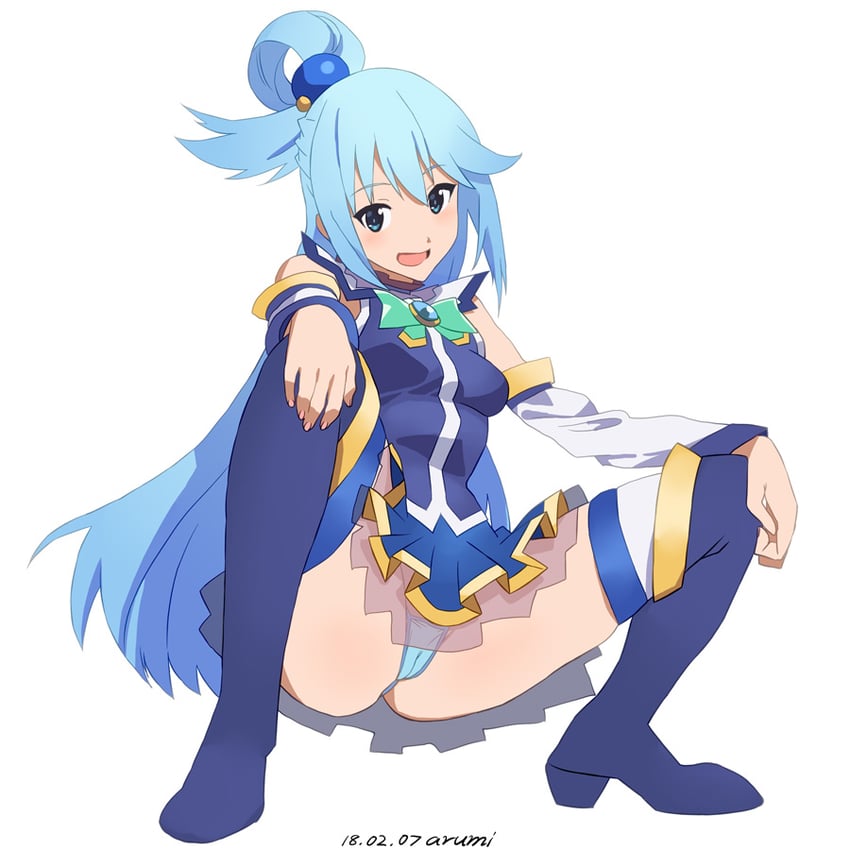 aqua (kono subarashii sekai ni shukufuku wo!) drawn by baba_arumi