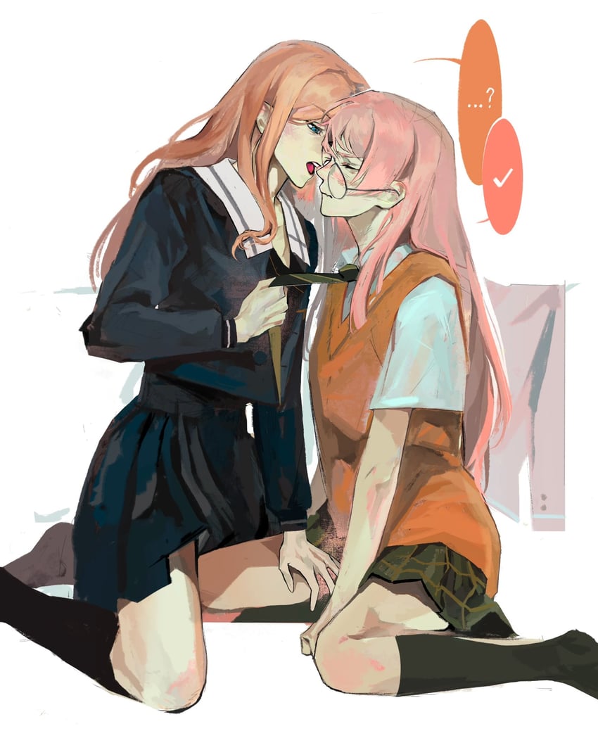 chihaya anon and nagasaki soyo (bang dream! and 1 more) drawn by bethere