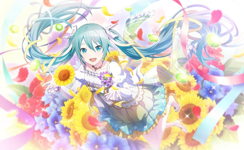 hatsune miku (vocaloid and 1 more) drawn by colorful_palette
