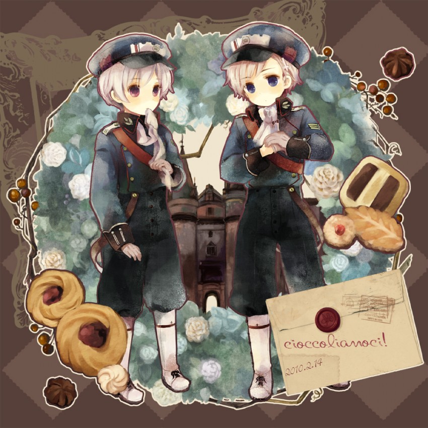 norway and iceland (axis powers hetalia) drawn by yukino_(pixiv)