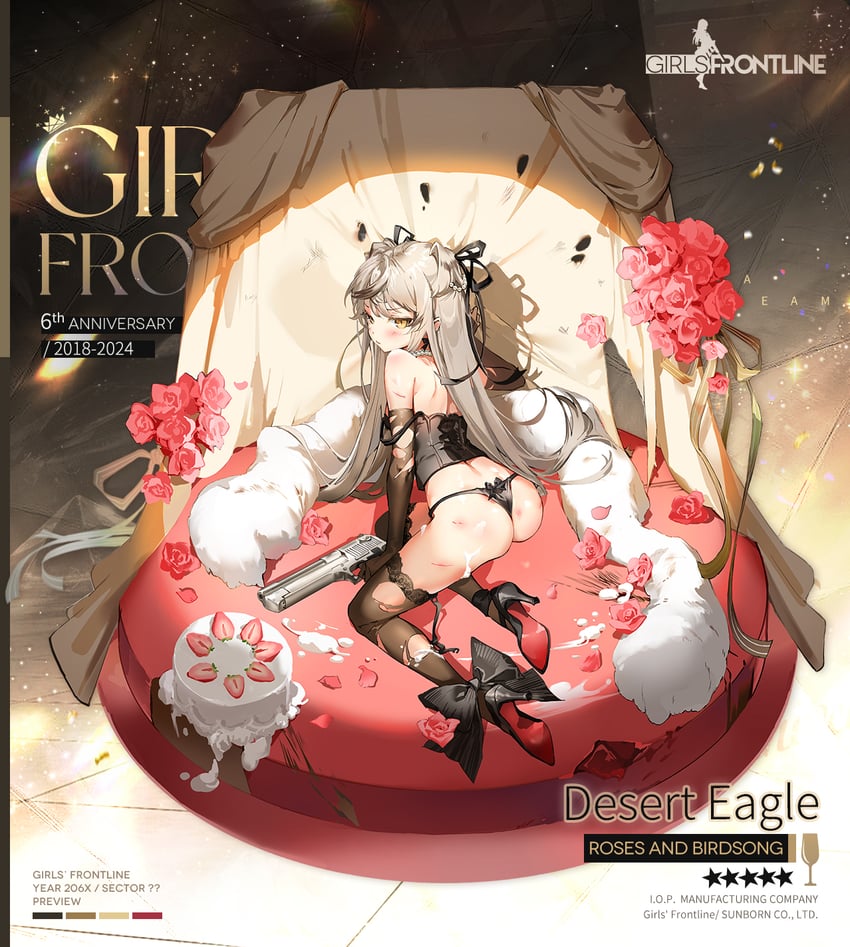 desert eagle (girls' frontline) drawn by anmi