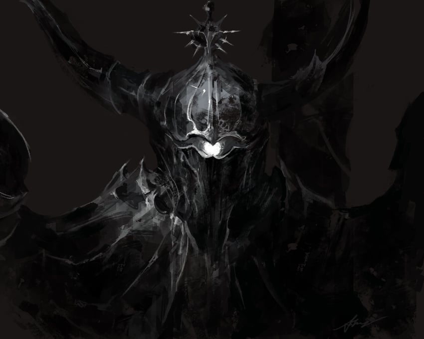golbez (final fantasy and 1 more) drawn by arizdigitalart