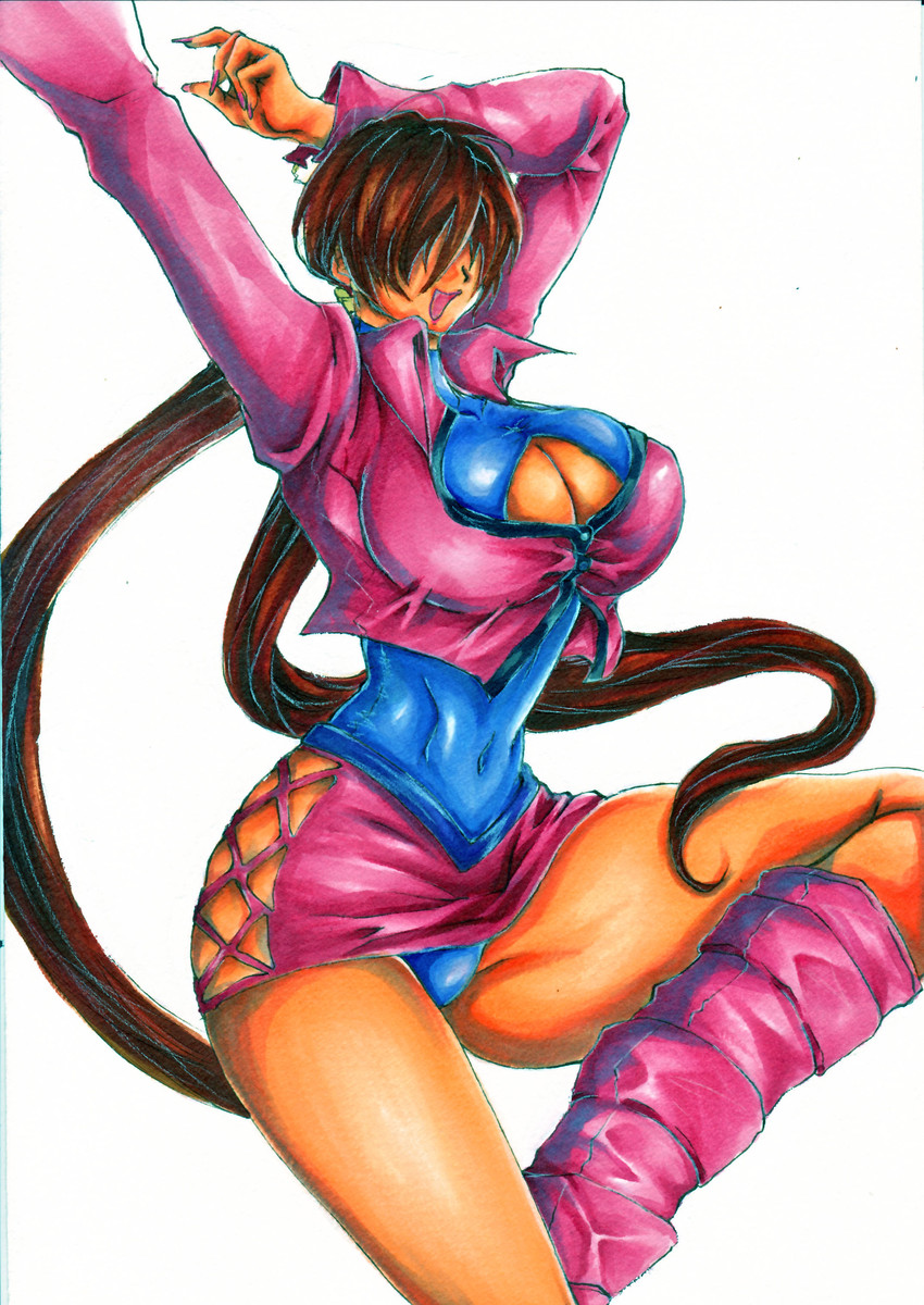 shermie (the king of fighters) drawn by mame_otoko