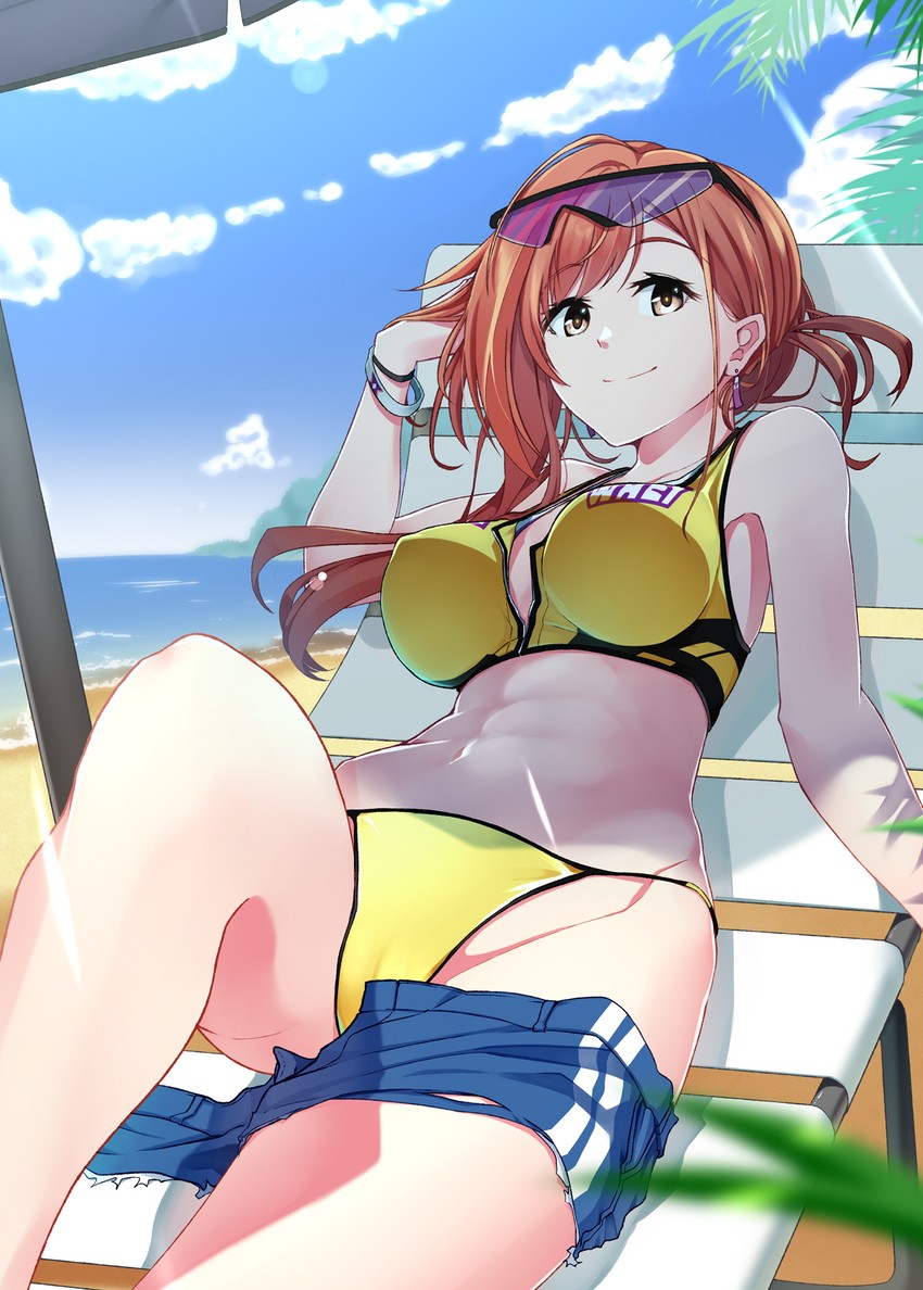 arisugawa natsuha (idolmaster and 1 more) drawn by hadaka_megane