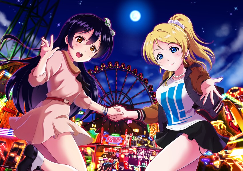 sonoda umi and ayase eli (love live! and 1 more) drawn by sonoda_(user_khpd7553)