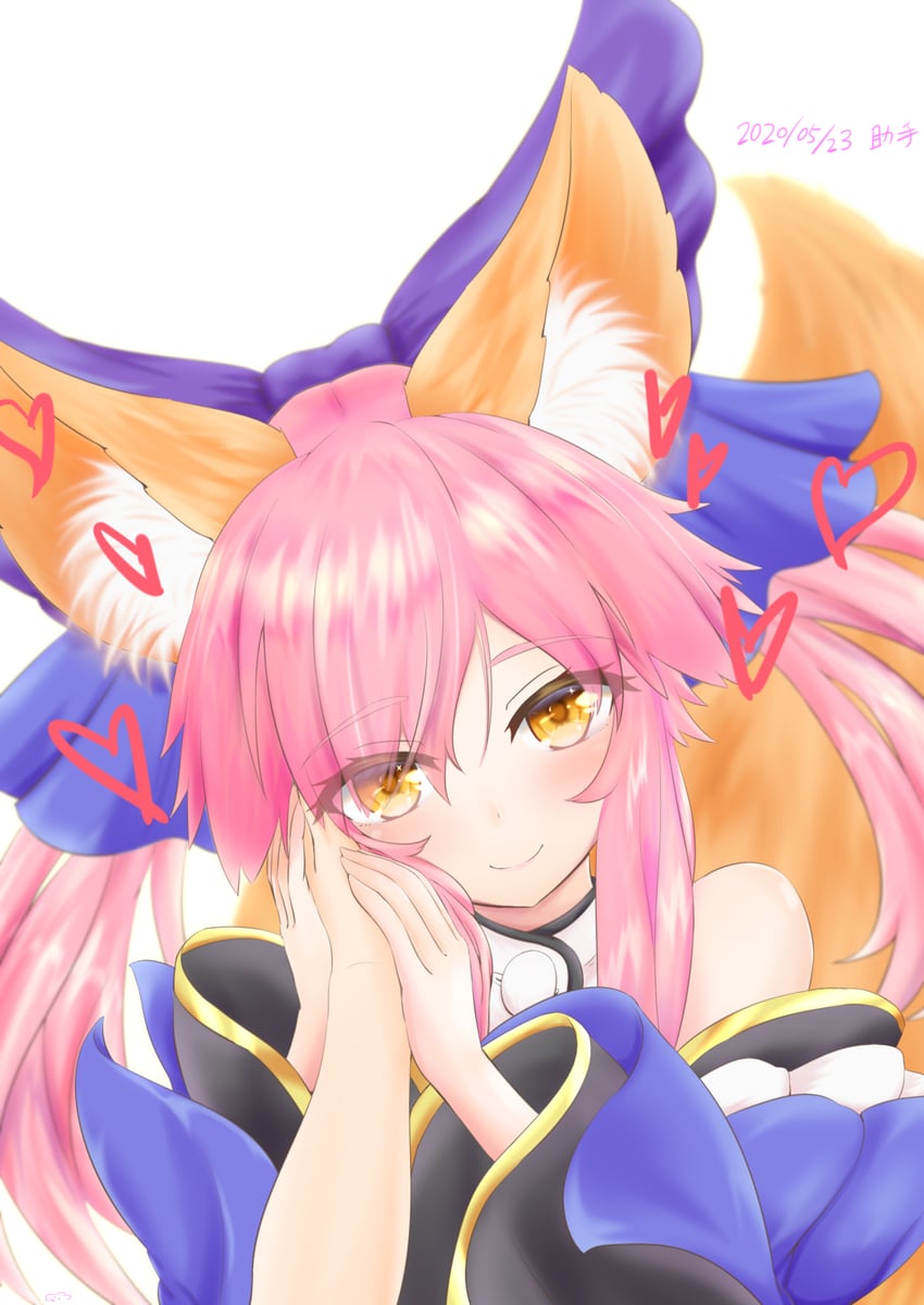 tamamo and tamamo no mae (fate and 1 more) drawn by winsankemonodou
