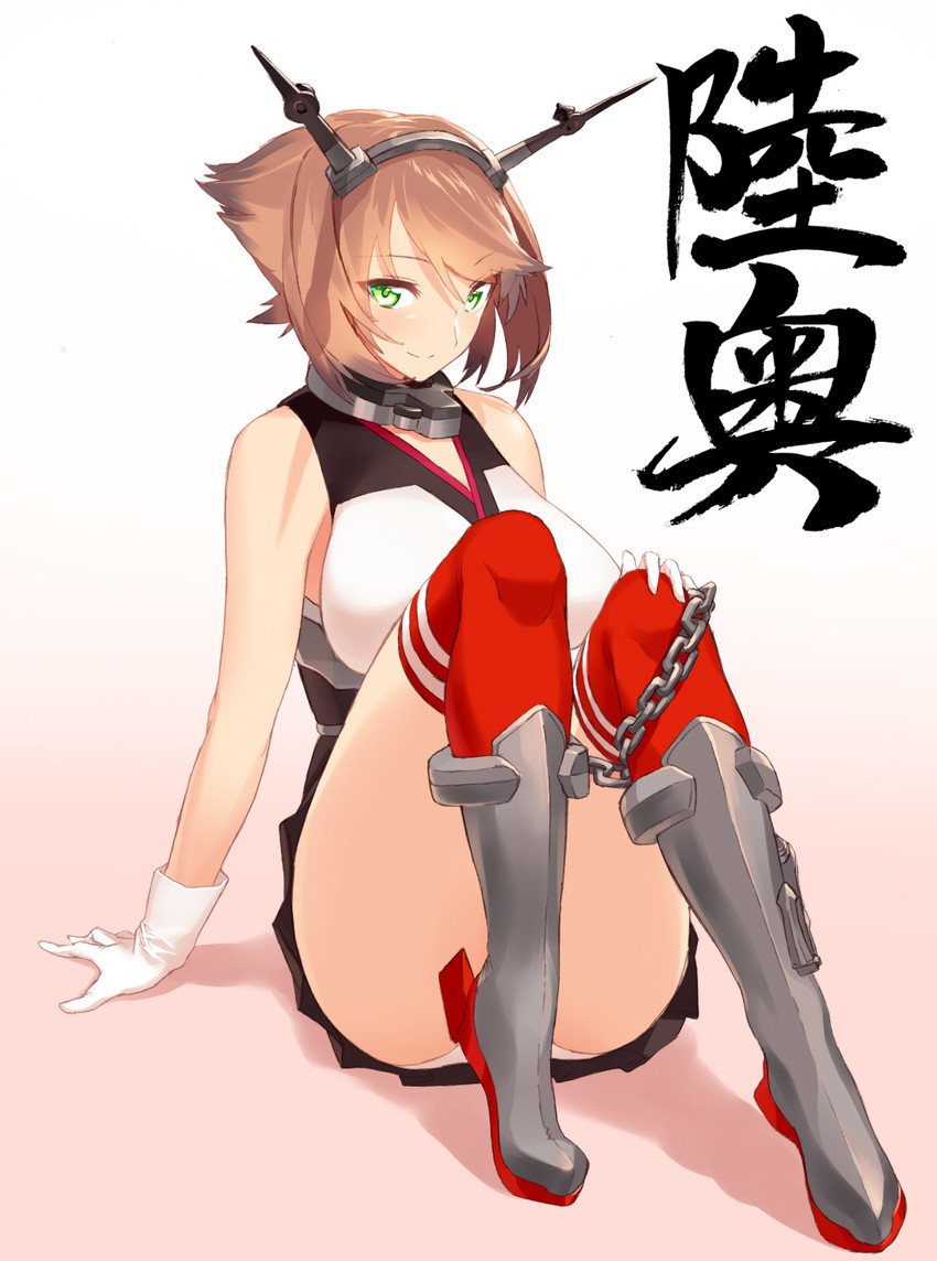 mutsu (kantai collection) drawn by blew_andwhite