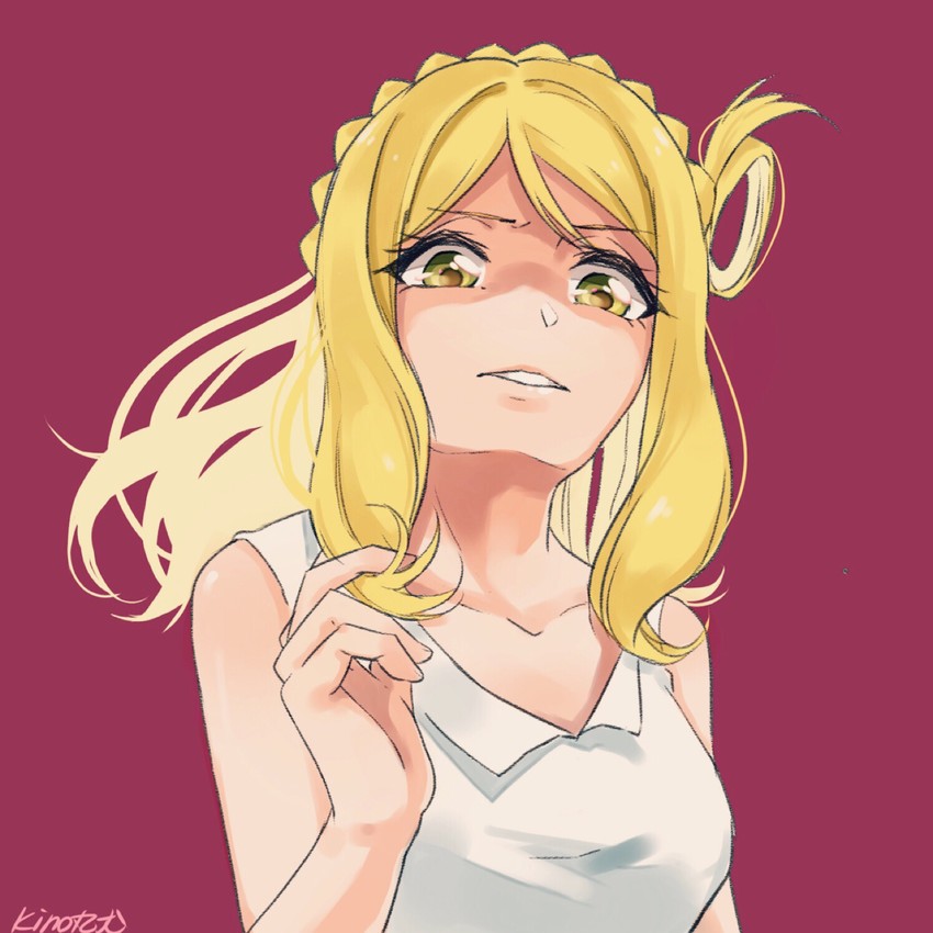 ohara mari (love live! and 1 more) drawn by kino-maru_inu