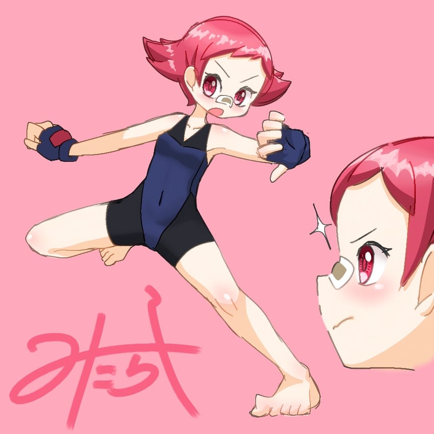 maylene (pokemon and 1 more) drawn by mitarashi_(riku1013pm)