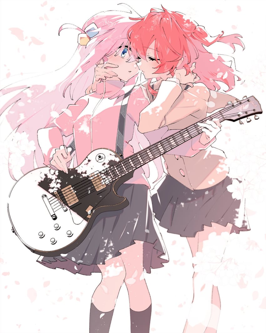 gotoh hitori and kita ikuyo (bocchi the rock! and 1 more) drawn by minakata_sunao