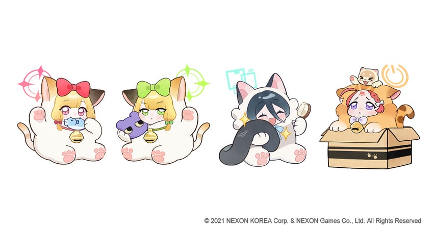 aris, momoi, midori, and yuzu (blue archive) drawn by ekoru