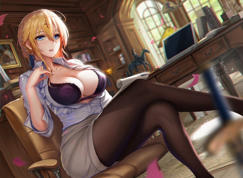 artoria pendragon (fate and 1 more) drawn by tsuki_no_i-min