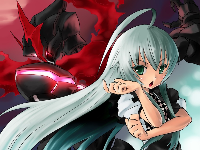 nyarlathotep (haiyore! nyaruko-san) drawn by fright_(hazelnut_cafe)