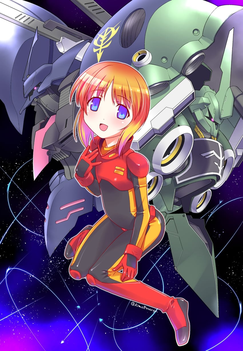 puru two, kshatriya, and qubeley mk ii (gundam and 2 more) drawn by himehachi_(hime8manga)