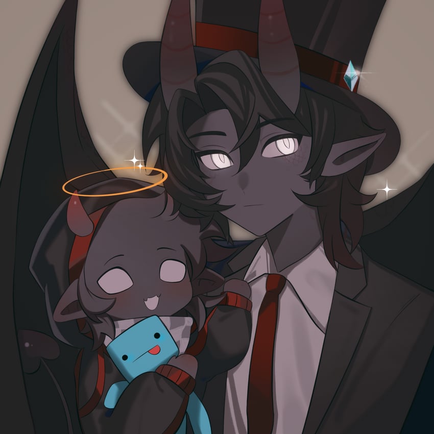 badboyhalo, skeppy, and dapper (minecraft youtube and 1 more) drawn by cihuabinggan
