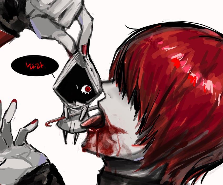 heroine and mr. scarletella (homicipher) drawn by md_1211_zzz