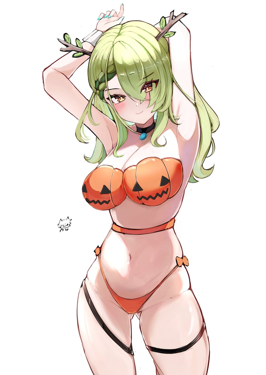 ceres fauna (hololive and 1 more) drawn by psypolo_d