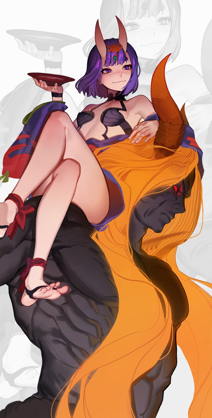 shuten douji (fate and 2 more) drawn by dethmaid