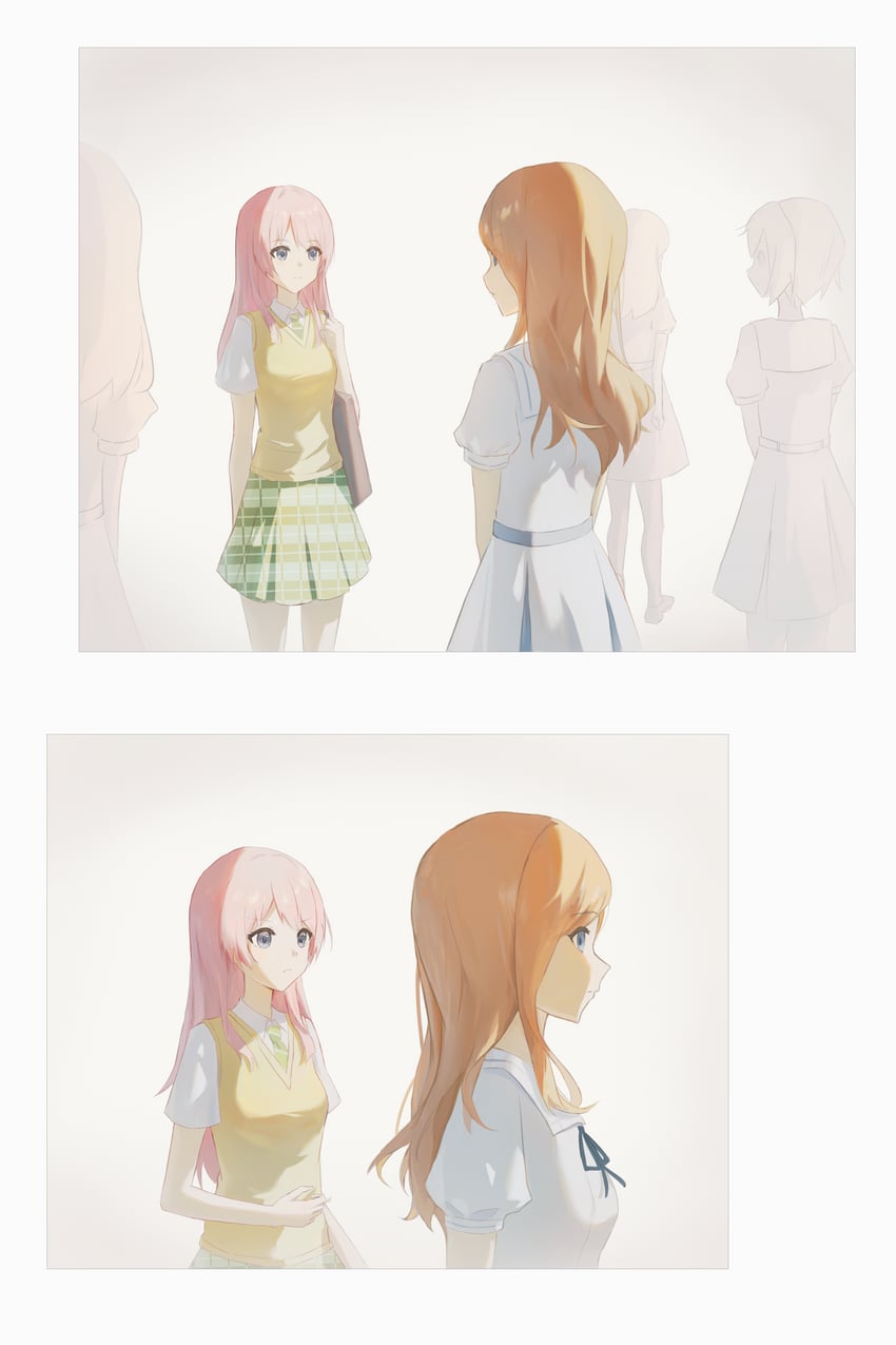 chihaya anon and nagasaki soyo (bang dream! and 1 more) drawn by hu_pi_xuan_jiao