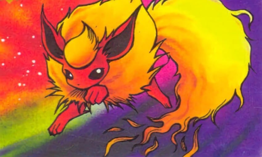 flareon (pokemon and 1 more) drawn by himeno_kagemaru