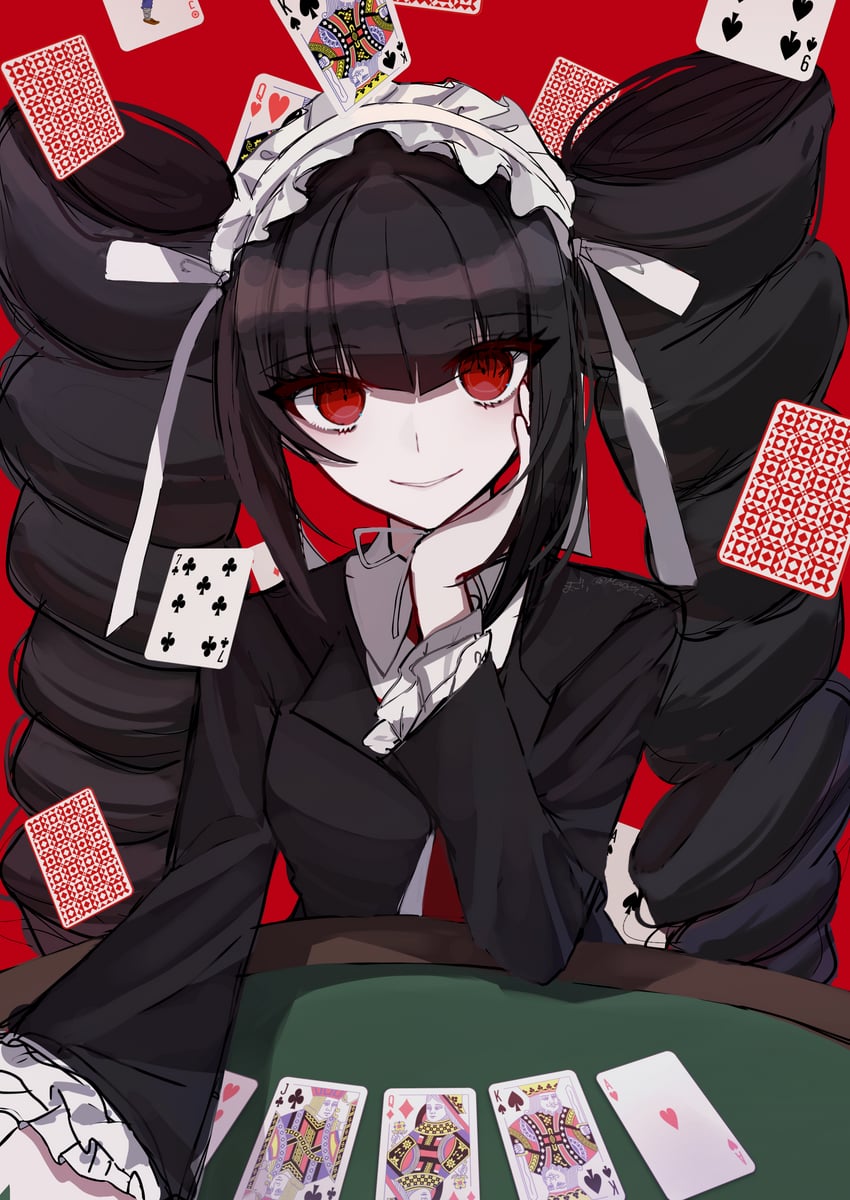 celestia ludenberg (danganronpa and 1 more) drawn by shion_343