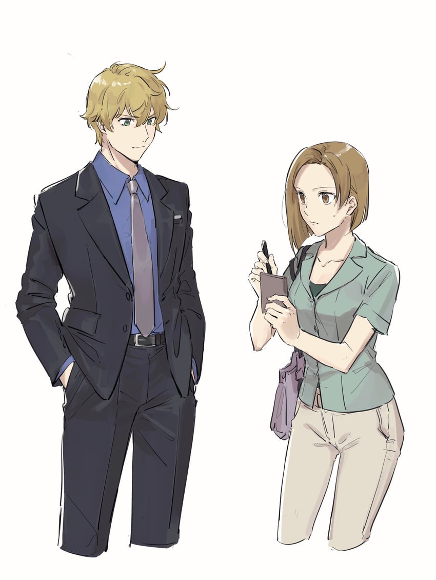 graham aker and kinue crossroad (gundam and 1 more) drawn by nanao_parakeet