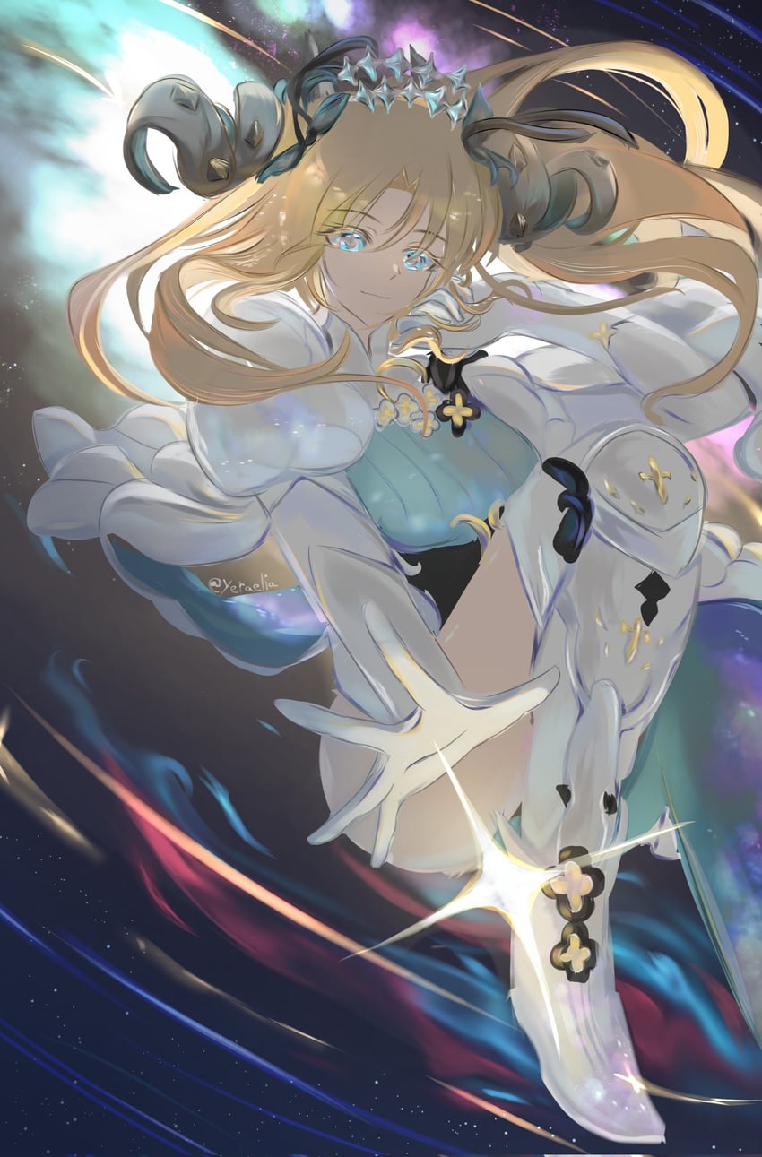 ereshkigal and space ereshkigal (fate and 1 more) drawn by yeraelia