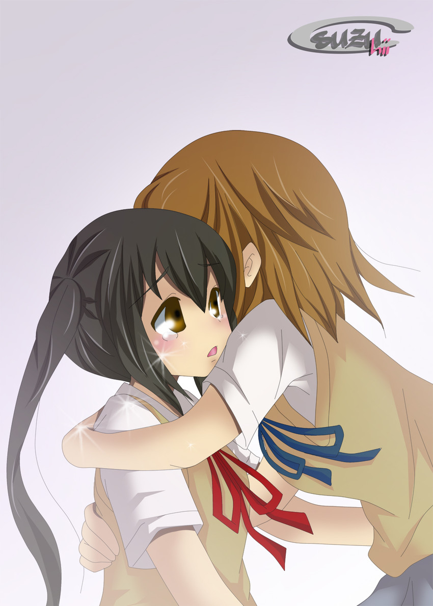 nakano azusa and hirasawa yui (k-on!) drawn by suzuchii