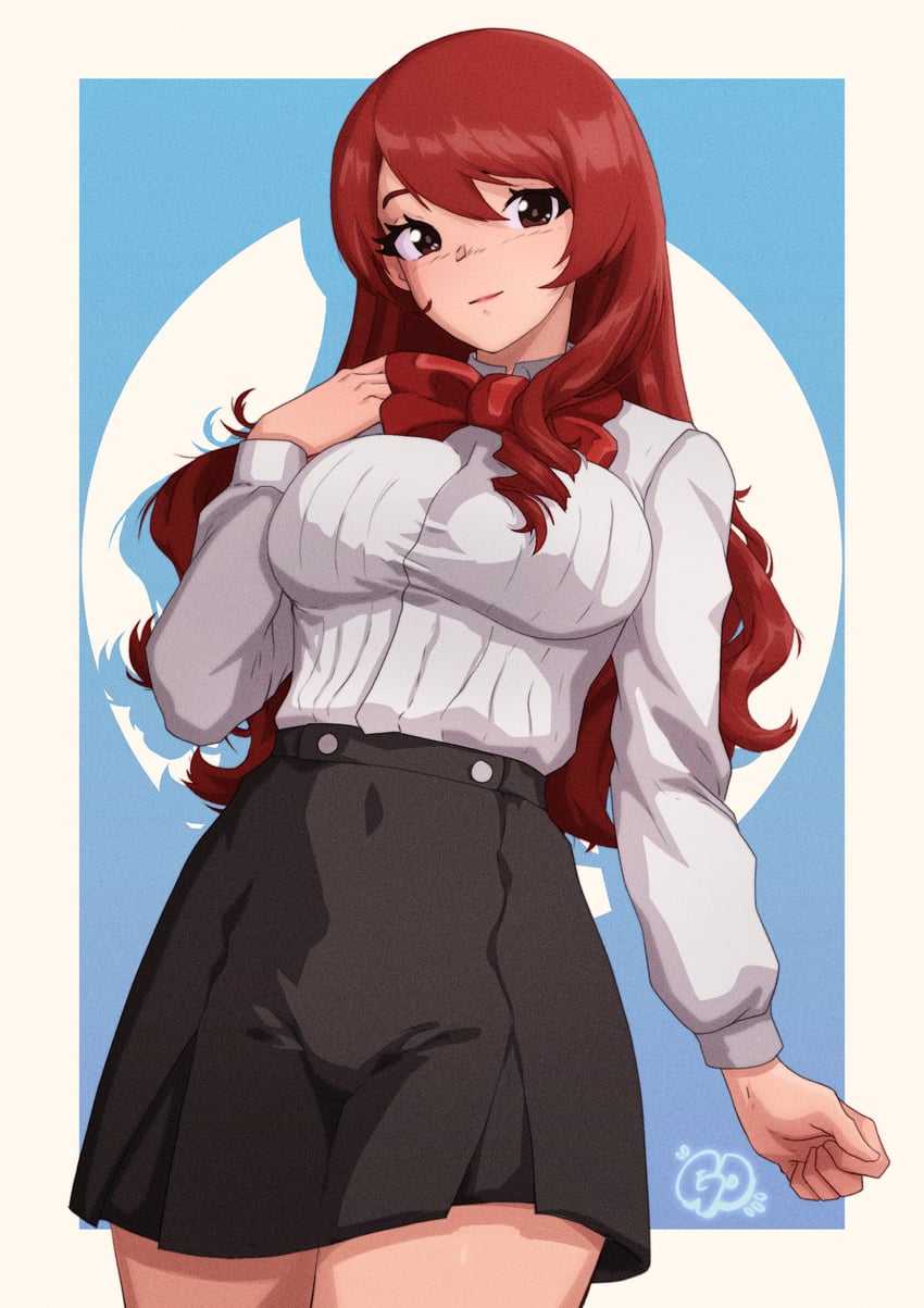 kirijou mitsuru (persona and 1 more) drawn by gravydood