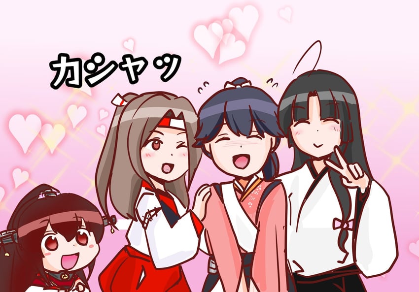 houshou, yamato, zuihou, shouhou, and houshou kai ni (kantai collection) drawn by shouhou-san_daisuki_teitoku