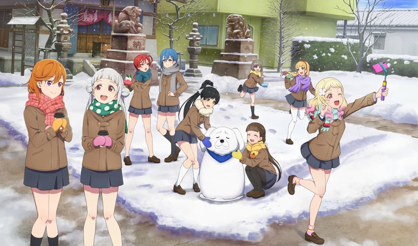 shibuya kanon, heanna sumire, tang keke, arashi chisato, hazuki ren, and 5 more (love live! and 2 more)