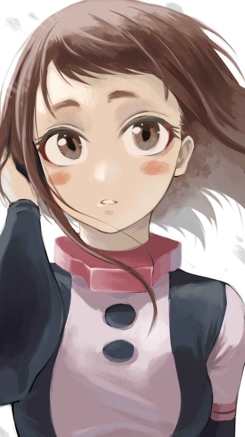 uraraka ochaco (boku no hero academia) drawn by fengling_(furin-jp)